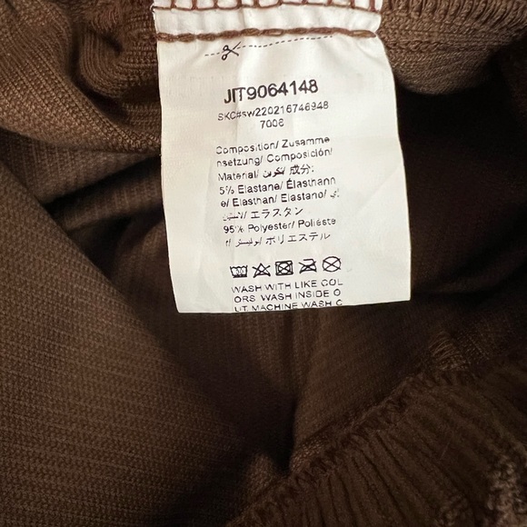 Butterfly and Floral Brown Corduroy Flare Pants - Picture 10 of 13